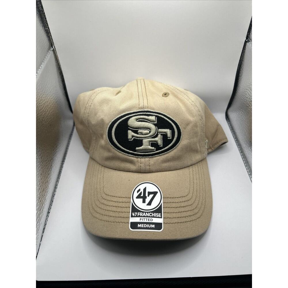 San Francisco 49ers ’47 Franchise Fitted Hat - Tan/Beige - Medium - New